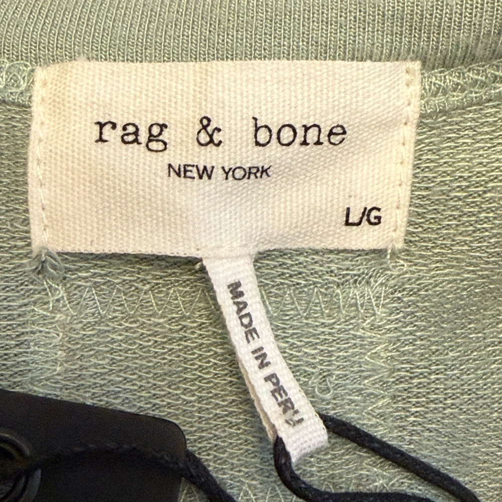 Rag & Bone Archetype Sydney Maxi Dress L Sage Soft Jersey Racer Back Comfy Chic - Picture 6 of 9